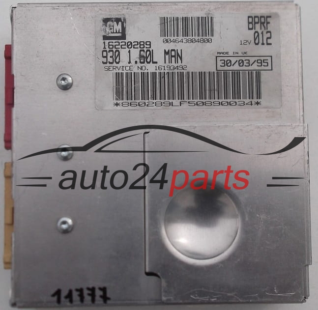 Calculateur moteur ALFA ROMEO 145 1.6    16220289   930 1.60L MAN   930160LMAN   16193492