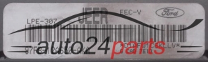 KOMPUTER STEROWNIK SILNIKA FORD FIESTA VISTEON 97FB-12A650-AKA, 97FB12A650AKA, JEER, LPE-307