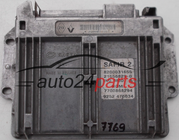 calculateur moteur pour renault clio 1.2 
