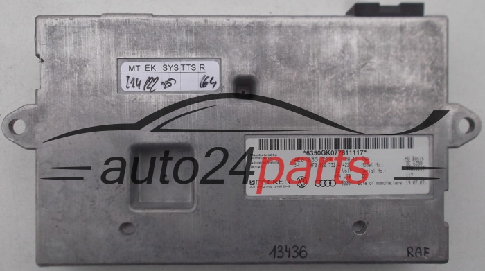 Steuergerät interface mmi bluetooth AUDI A4 A6 A8 BECKER 4E0 035 729,  4F0 910 732 A