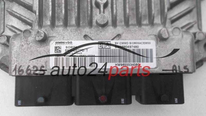 Μονάδα Ελέγχου Κινητήρα CITROEN C4 2.0 HDI SIEMENS 5WS40277G-T
