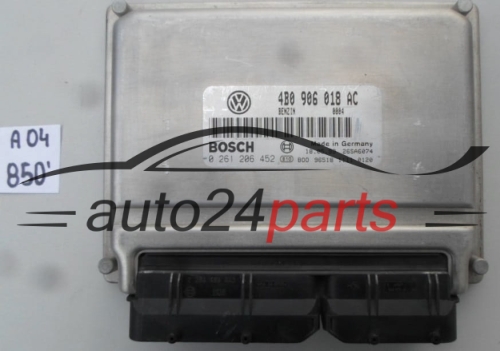 VW VOLKSWAGEN PASSAT 1.8T 1.8 TURBO APU 4B0906018AC, 4B0 906 018 AC, BOSCH 0261206452, 0 261 206 452