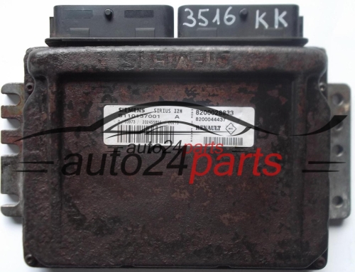 CALCULATEUR MOTEUR RENAULT MEGANE SCENIC 1.6 SIEMENS SIRIUS 32N S110137001A, 8200028833, 8200044437