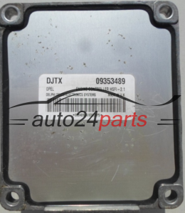 KOMPUTER STEROWNIK SILNIKA OPEL ASTRA CORSA VECTRA ZAFIRA DELPHI DELCO 09353489 DJTX, 09353489DJTX, HSFI-2.1 - 