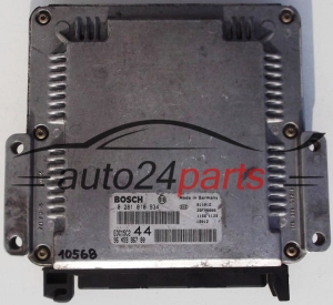 ECU CENTRALITA DE MOTOR FIAT PEUGEOT 2.0 HDI BOSCH 0 281 010 934, 0281010934, 96 459 867 80, 9645986780, EDC15C2