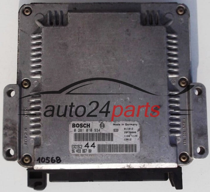ECU CENTRALITA DE MOTOR  FIAT PEUGEOT 2.0 HDI BOSCH 0 281 010 934,  96 459 867 80