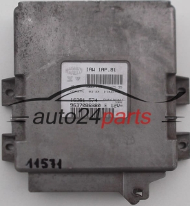 ECU ENGINE CONTROLLER PEUGEOT 206 1.4 Magneti Marelli IAW 1AP.81, IAW1AP81, 16301.574, 16301574, 9637086980 