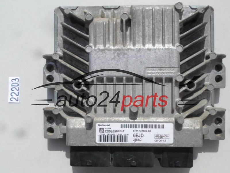 Μονάδα Ελέγχου Κινητήρα FORD TRANSIT 1.8 TDCI SID206 5WS40580C-T, 5WS40580CT, 8T11-12A650-AD, 8T1112A650AD