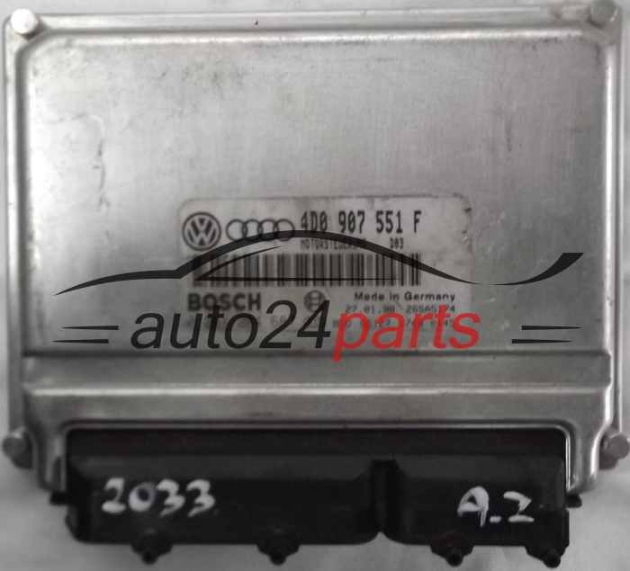 KOMPUTER STEROWNIK SILNIKA AUDI A4 A6 2.8 QUATTRO 4D0907551F, 4D0 907 551 F, BOSCH 0261204687, 0 261 204 687 