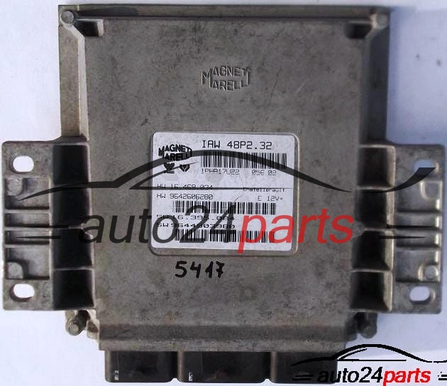 ECU CENTRALITA DE MOTOR CITROEN C5 2.0 IAW48P232, IAW48P2.32, IAW 48P2.32, HW9642606280, HW 9642606280, 16469034, 16.469.034, SW9644903980