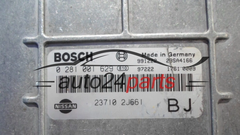 ECU ENGINE CONTROLLER NISSAN PRIMERA 2.0 TDI BOSCH  0281001629, 237102J661