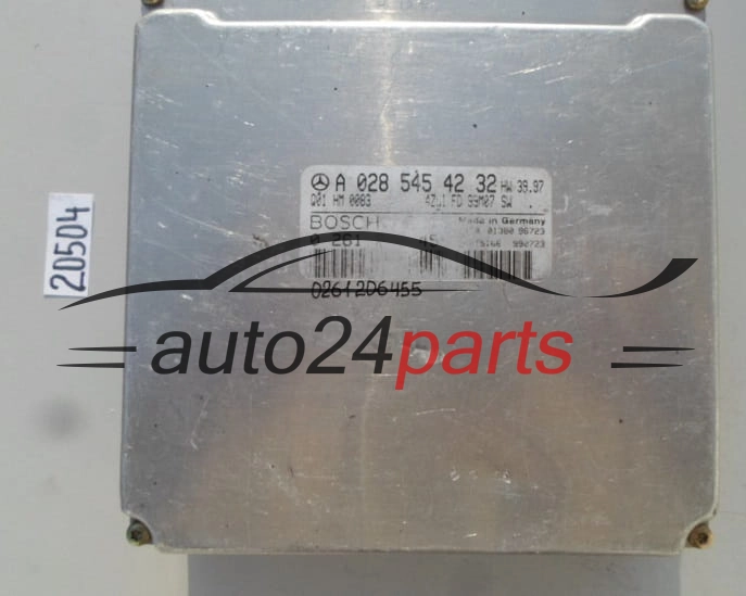 KOMPUTER STEROWNIK SILNIKA MERCEDES C CLASS W202 1.8, BOSCH 0 261 206 455, 0261206455, A 028 545 42 32, A0285454232