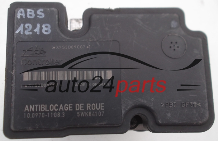 ABS CITROEN PEUGEOT 96 514 120 80, 9651412080, ATE 10.0207-0011.4, 10020700114, 10.0970-1108.3, 10097011083, 5WK84107