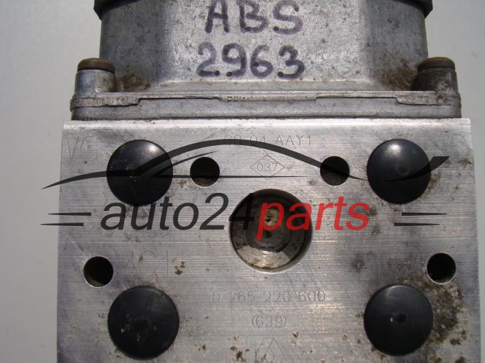 Αντλία αβς RENAULT KANGOO BOSCH 0 265 220 600, 0265220600, 0 273 004 542, 0273004542