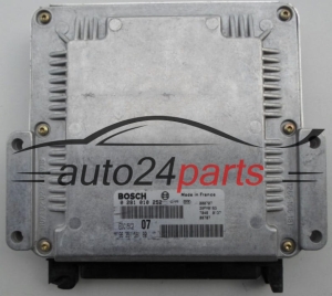 ECU ENGINE CONTROLLER PEUGEOT 307 2.0 HDI BOSCH 0 281 010 252, 0281010252, 96 351 581 80, 9635158180, EDC15C2 