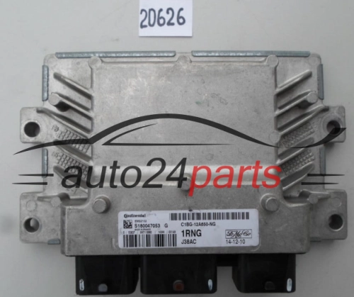 KOMPUTER STEROWNIK SILNIKA FORD FIESTA S180047053 G, S180047053G, C1BG-12A650-NG, C1BG12A650NG 