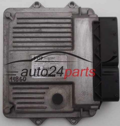 ECU ENGINE CONTROLLER LANCIA YPSILON 1.3JTD 55192097, MJD6JF.Y1, MJD6JFY1
