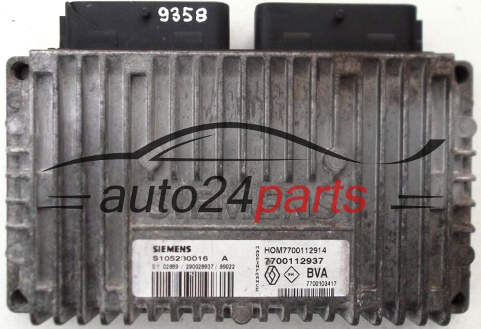 ECU ENGINE CONTROLLER RENAULT SCENIC SIEMENS S105280016 A