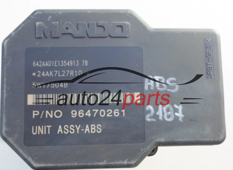 Abs pompa centralina  CHEVROLET KALOS MANDO  96470261, 5WY7504B