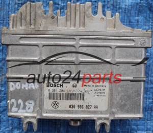 MOTORSTEUERGERÄT ECU STEUERGERÄT VW VOLKSWAGEN POLO 1.4 BOSCH 0 261 204 616/617, 0261204616, 0261204617, 030 906 027 AA, 030906027AA