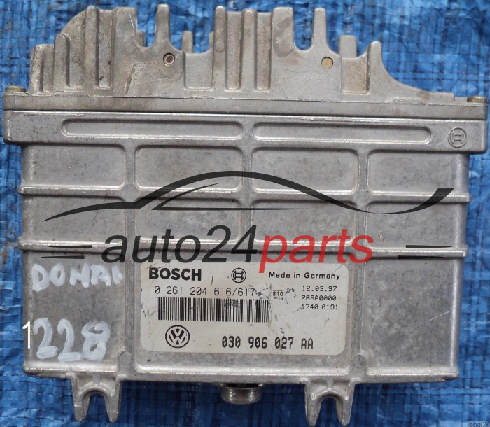MOTORSTEUERGERÄT ECU STEUERGERÄT VW VOLKSWAGEN POLO 1.4 BOSCH 0 261 204 616/617