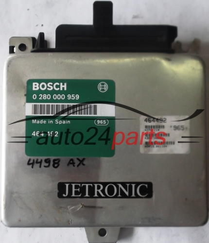 ECU CENTRALITA DE MOTOR VOLVO 440 460 1.7 BOSCH 0280000959, 0 280 000 959, 464492, 464 492