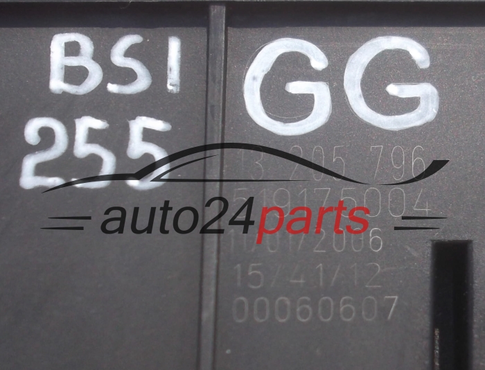 SKRZYNKA ELEKTRYCZNA PRZEKAŹNIKÓW I BEZPIECZNIKÓW MODUŁ NADWOZIA CENTRALKA KOMFORTU BSI PRZEDNIA OPEL VECTRA C SIGNUM GM 13 205 796 GG, 13205796 GG, 13205796GG, 519175004, BOSCH 0 332 209 136, 0332209136