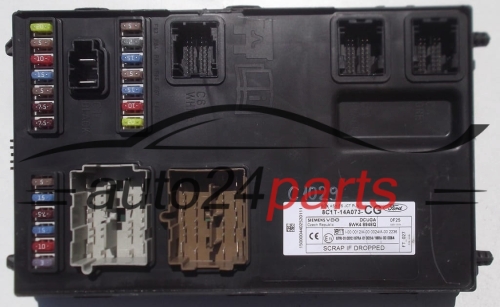 CAJA FUSIBLES MODUL FORD TRANSIT 2.4 TDCI 8C1T-14A073-CG, 8C1T14A073CG, SIEMENS 5WK4 8948Q, 5WK48948Q