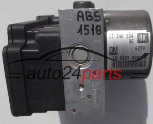 Aντλία ABS OPEL ASTRA H ZAFIRA B GM 13 246 534 BK, 13246534BK, 13246534, ATE 10.0207-0081.4, 10020700814, 10.0970-0503.3, 10097005033 