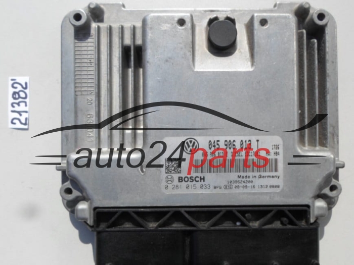 KOMPUTER STEROWNIK SILNIKA SEAT IBIZA 1.4 TDI BOSCH 0281015033, 0 281 015 033, 045906013T, 045906013E, 045 906 013 T E 