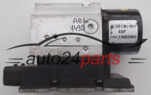 ABS POMPA I STEROWNIK OPEL VECTRA C SIGNUM GM 09191497, TRW 13663901, 13509201M, 13663901, 54084696A - 