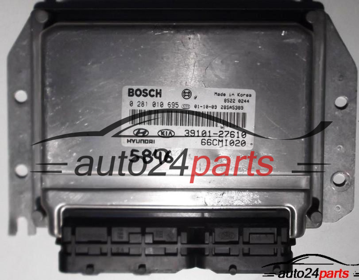 MOTORSTEUERGERÄT ECU STEUERGERAT HYUNDAI MATRIX 1.5 CRDI BOSCH 0 281 010 695, 0281010695, 39101-27610, 3910127610