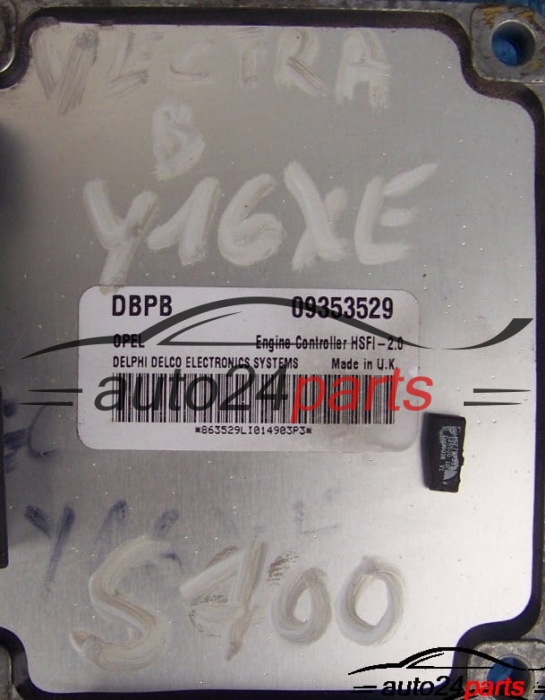 calculateur moteur pour opel chevrolet, holden, vauxhall vectra b 1.6 y16xe