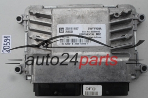 CENTRALINA DO MOTORE CHEVROLET SPARK 25191187, 5WY1W20A
