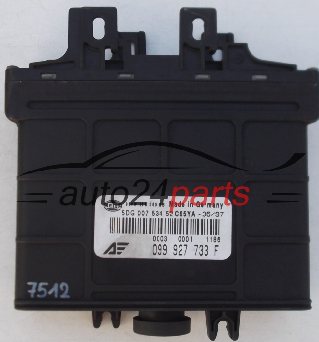 COMPUTADOR CAIXA DE VELOCIDADES AUTOMÁTICA VOLKSWAGEN SHARAN , HELLA 5DG 007 534-52, 099 927 733 F