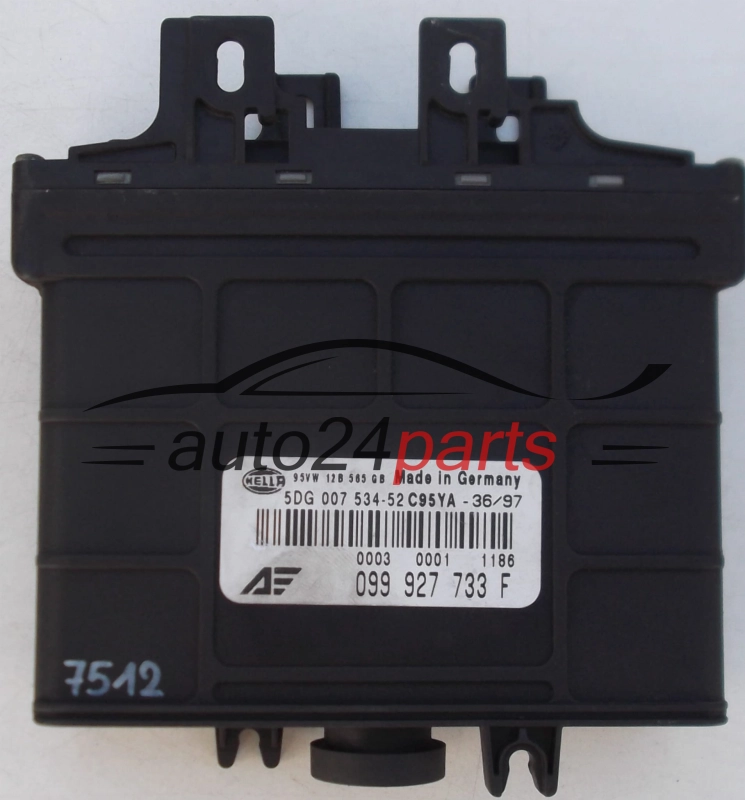 COMPUTADOR CAIXA DE VELOCIDADES AUTOMÁTICA VOLKSWAGEN SHARAN , HELLA 5DG 007 534-52, 099 927 733 F