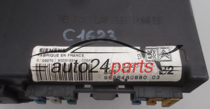 Centralina modulo BSI PEUGEOT 206 BSI T1 B2 SIEMENS S105872300G, S105872300 G, 9626460880 03