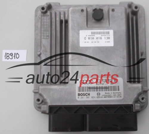KOMPUTER STEROWNIK SILNIKA AUDI A4 2.0 TFSI BOSCH 0 261 S01 024, 0261S01024, 8E1 910 018 A, 8E1910018A, MED7.1.1 