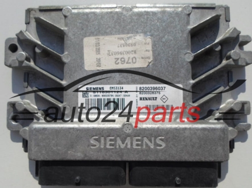 MOTORSTEUERGERÄT ECU STEUERGERÄT  RENAULT KANGOO 1.6 SIEMENS S118301124 A, 8200396037