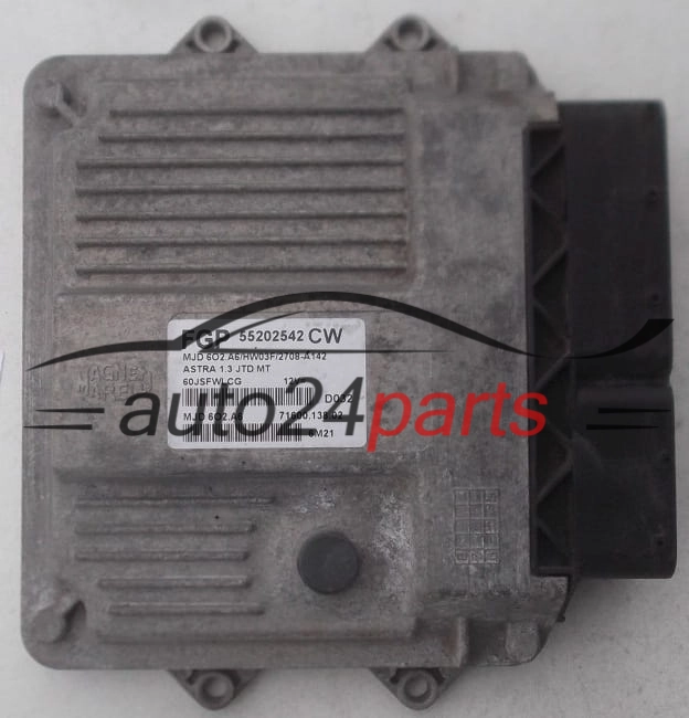 Μονάδα Ελέγχου Κινητήρα OPEL ASTRA 1.3 JTD MAGNETI MARELLI MJD 6O2.A6, MJD6O2A6, MJD602A6, FGP 55202542 CW, 55202542CW, 71600.138.02, 7160013802