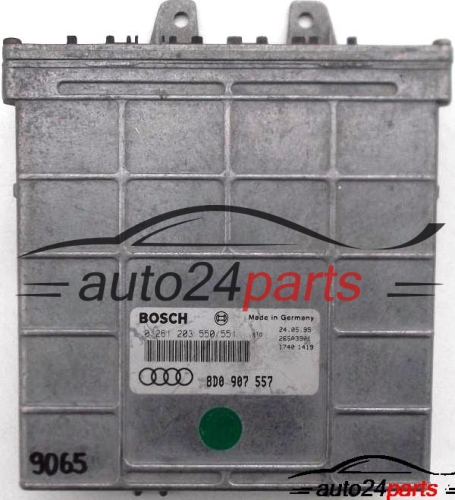 ECU ENGINE CONTROLLER AUDI A4, B5 1.8 T, BOSCH 0 261 203 550/551, 0261203550/551, 8D0 907 557, 8D0907557