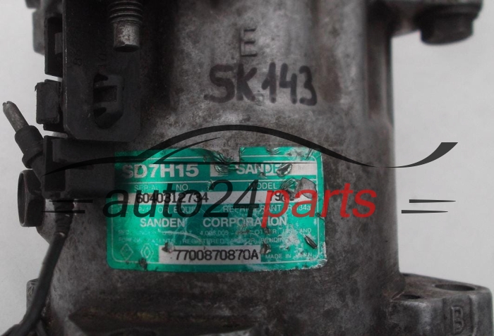 SPREZARKA KLIMATYZACJI MITSUBISHI VOLVO RENAULT SANDEN