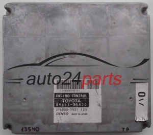 ECU ENGINE CONTROLLER TOYOTA 89661-35A30, 8966135A30, DENSO 275000-7931, 2750007931