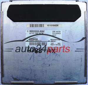 ECU CENTRALITA DE MOTOR MERCEDES W208 CLK 230 2.4 A1111531979, 1111531979, A 111 153 19 79, 5WK90404, 5WK9 0404