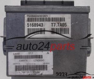 CENTRALINA MOTORE SAAB 9-5, 5168943, 5380076, T7.7A05, T77A05