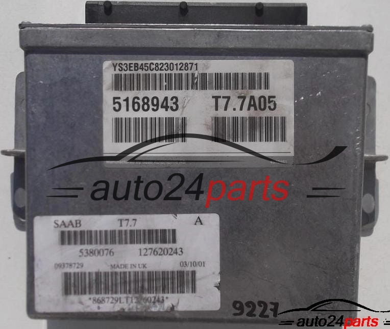 CENTRALINA MOTORE SAAB 9-5, 5168943, 5380076, T77A05