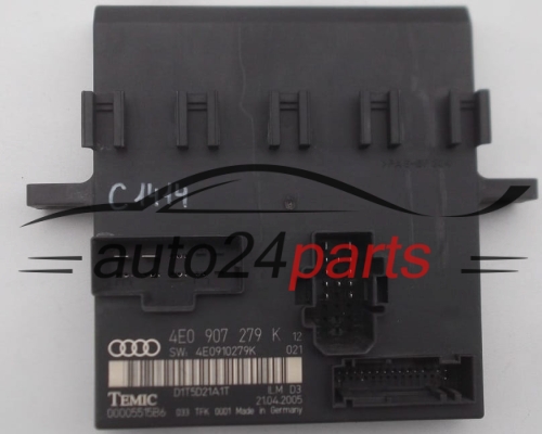 KOMFORTSTEUERGERÄT AUDI A8 S8 TEMIC 0000551586, 4E0 907 279 K