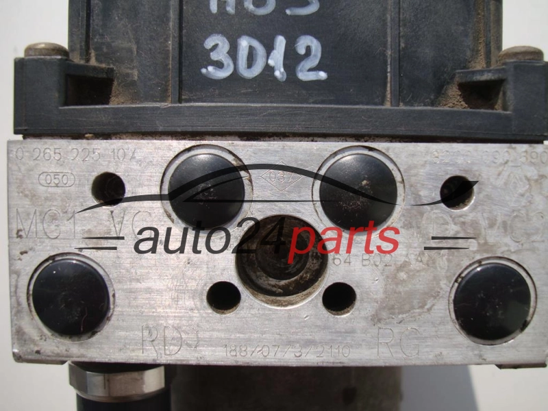 Αντλία αβς RENAULT SCENIC MEGANE BOSCH 0 265 225 107, 0265225107, 8200090690, 0265950046