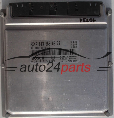 KOMPUTER STEROWNIK SILNIKA MERCEDES W210 E320 3.2 CDI BOSCH 0281010544, 0 281 010 544, A6131530279, 6131530279, A 613 153 02 79 -  