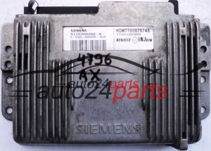 MOTORSTEUERGERÄT ECU STEUERGERAT RENAULT MEGANE SCENIC 1.6 SIEMENS S115300202 A, S115300202A, HOM7700875745, HOM 7700875745, 7700105980